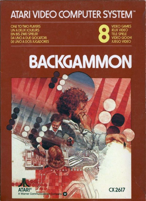 2600: BACKGAMMON - GAME PROGRAM - GRAPHIC LABEL (GAME)